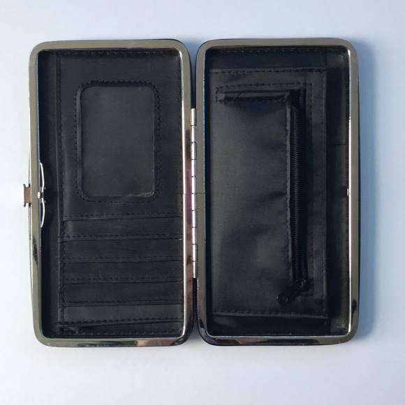 Gray elephant wallet clutch - Picture 3 of 3